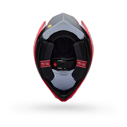 Casque VTT BELL FULL-10 MIPS LEVEL SET Blanc/Rouge