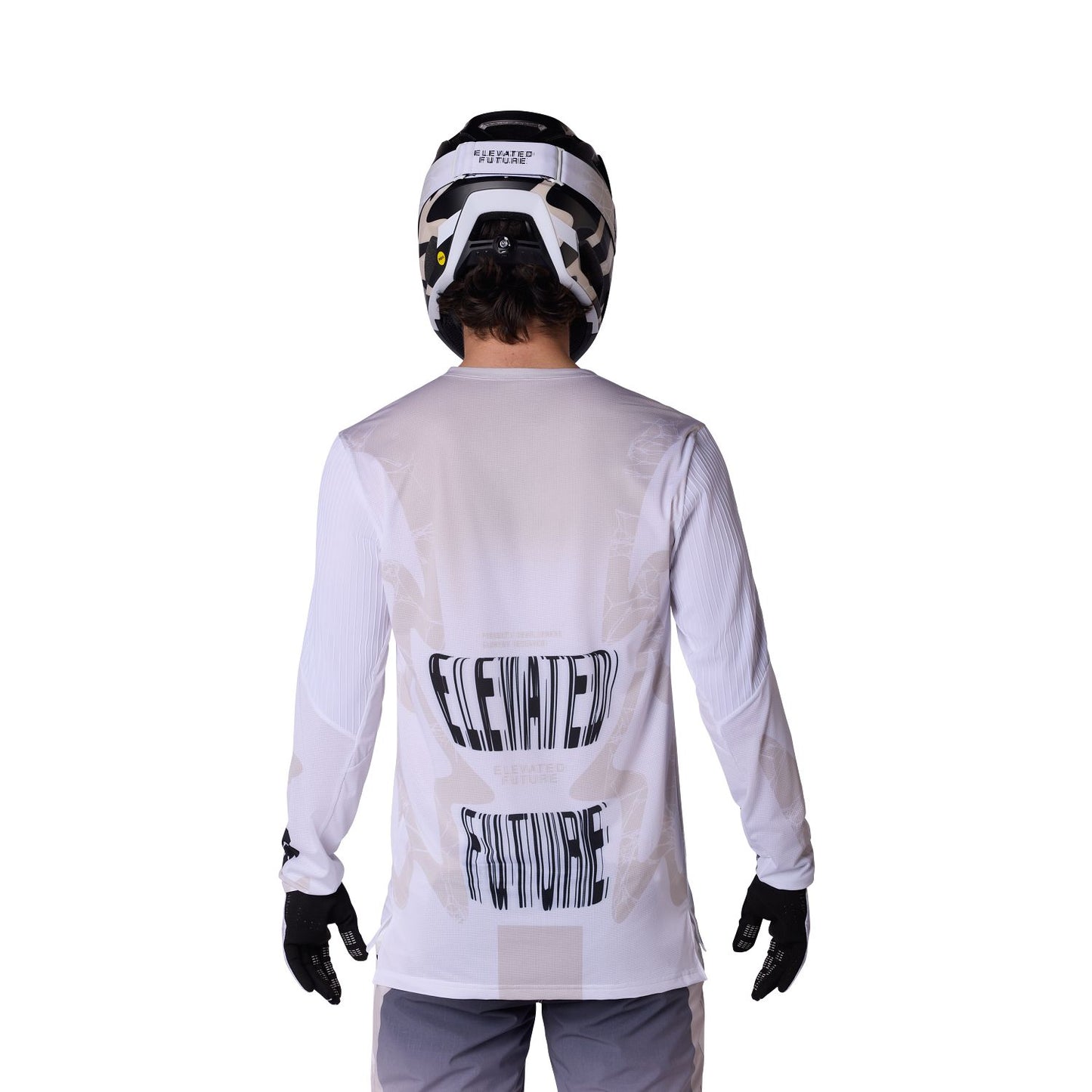 Maillot FOX FLEXAIR DIFFUSE SE Manches longues Blanc
