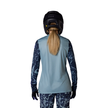 Maillot FOX RANGER IMAGE PRINT Femme Manches Longues Bleu