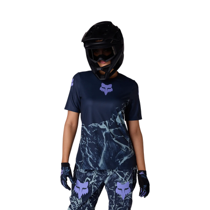Maillot FOX RANGER IMAGE PRINT Femme Manches Courtes Arctic Blue