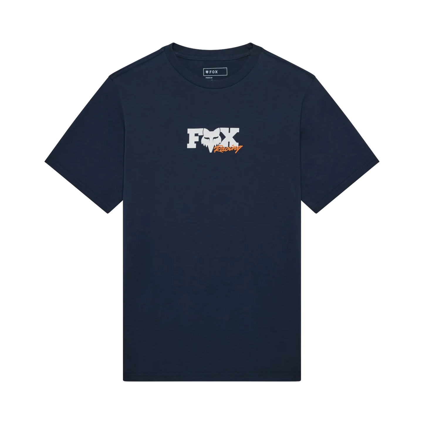 T-Shirt FOX CHECKER 195 ORIGINAL Manches Courtes Bleu Midnight