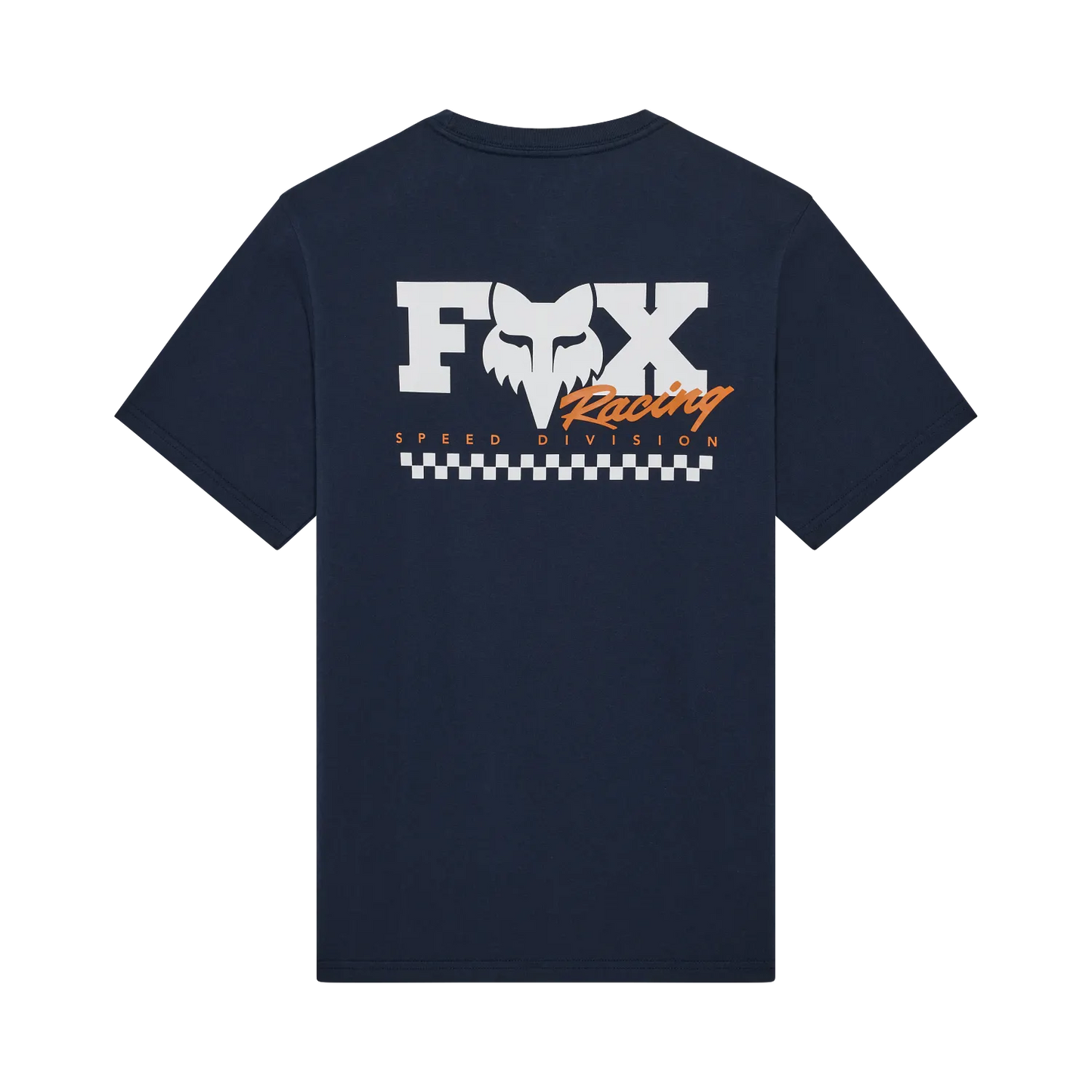 T-Shirt FOX CHECKER 195 ORIGINAL Manches Courtes Bleu Midnight