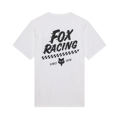 T-Shirt FOX SPEED 195 ORIGINAL Manches Courtes Blanc