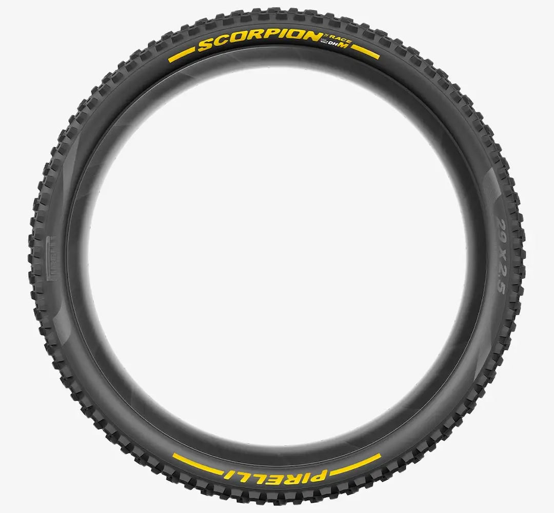 Pneu PIRELLI SCORPION RACE DH M 27.5x2.5 Tubeless Ready Souple Noir/Jaune 3907200