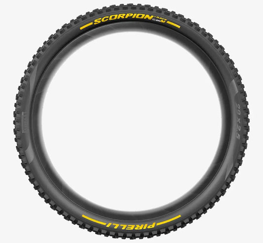 Pneu PIRELLI SCORPION RACE DH M 27.5x2.5 Tubeless Ready Souple Noir/Jaune 3907200