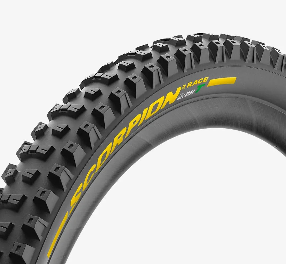 Pneu PIRELLI SCORPION RACE DH T 27.5x2.5 Tubeless Ready Souple Noir/Jaune 3907400