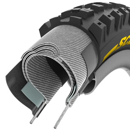 Pneu PIRELLI SCORPION RACE DH T 29x2.5 Tubeless Ready Souple Noir/Jaune 3907700