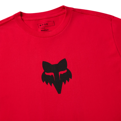 T-Shirt FOX HEAD 195 ORIGINAL Manches Courtes Rouge Flamme