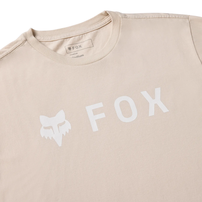 T-Shirt FOX ABSOLUTE 195 ORIGINAL Manches Courtes Beige Chalk
