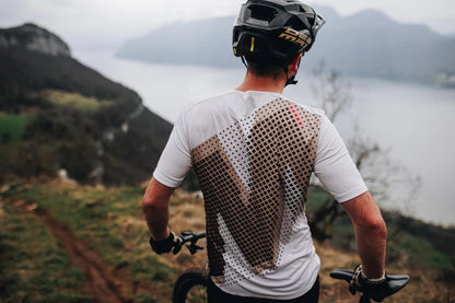 Maillot MAVIC CROSSTRAIL Manches Courtes Blanc