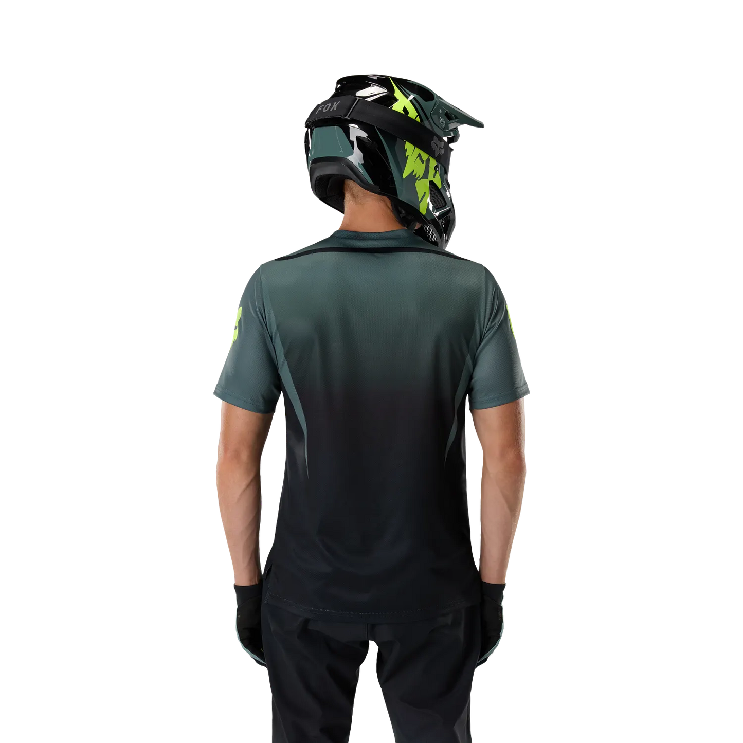 Maillot FOX RANGER FOUNDRY Manches Courtes Vert Sauge