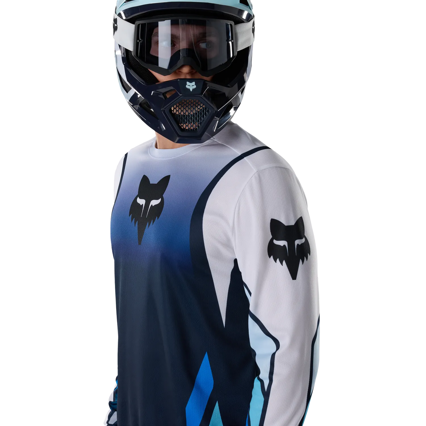 Maillot FOX RANGER FOUNDRY Manches Longues Bleu