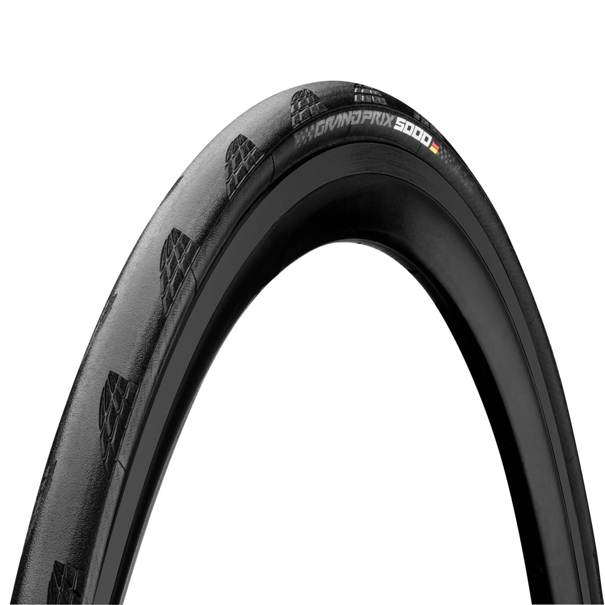 Paire de Pneus CONTINENTAL GRAND PRIX 5000 700x25c TubeType Souple Noir + Paire de Chambres à Air CONTINENTAL RACE 700x20/25c Presta 60mm