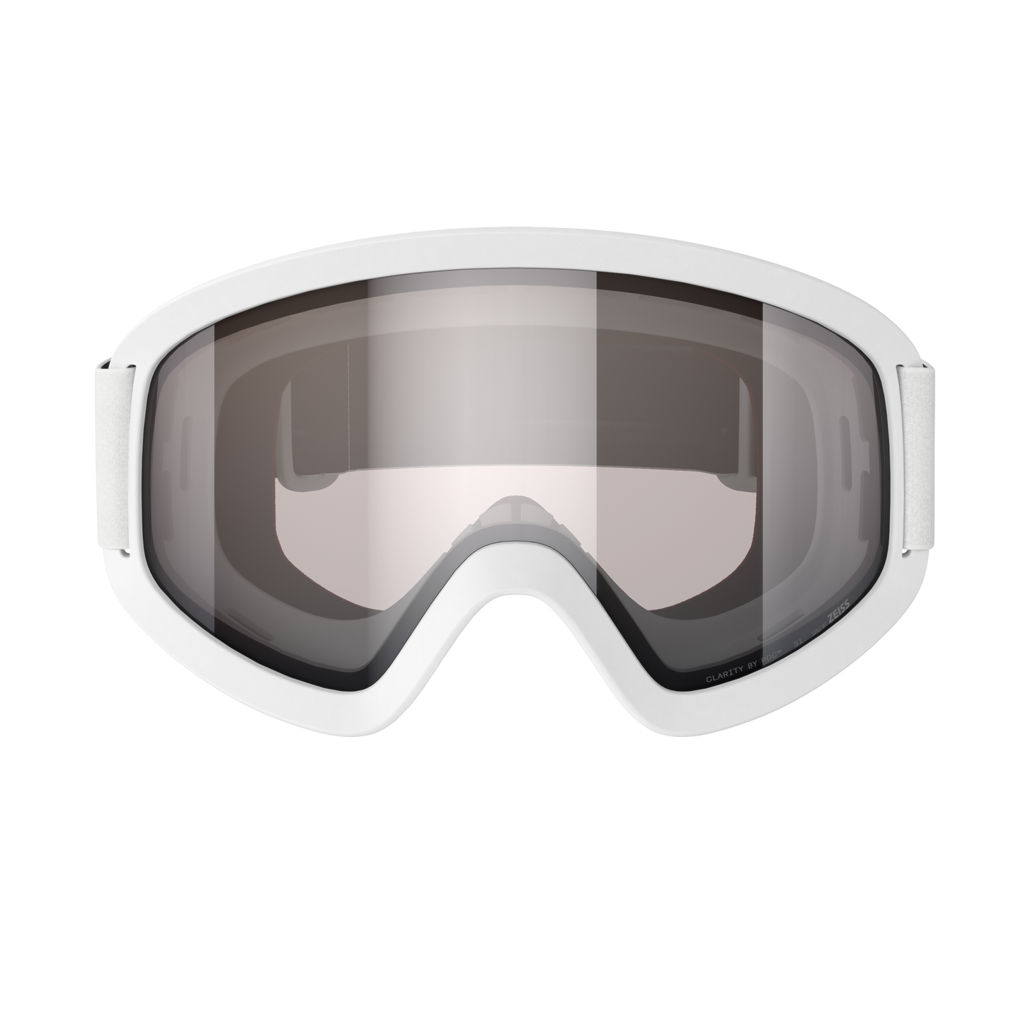 Masque POC ORA Blanc Écran Clarity Trail Cloudy Brown