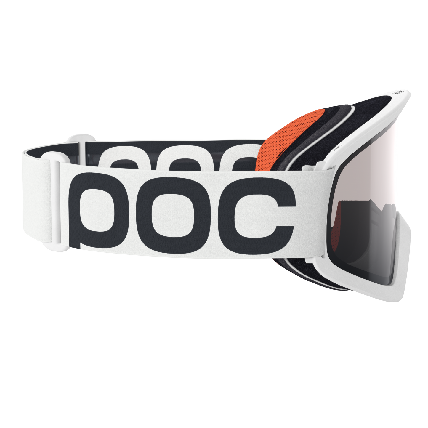 Masque POC ORA Blanc Écran Clarity Trail Cloudy Brown