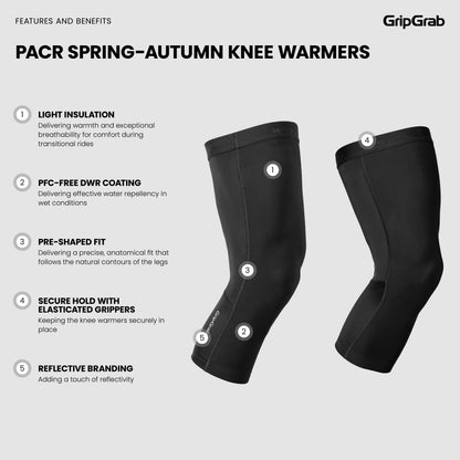 Genouillères GRIPGRAB PACR SPRING AUTUMN Noir