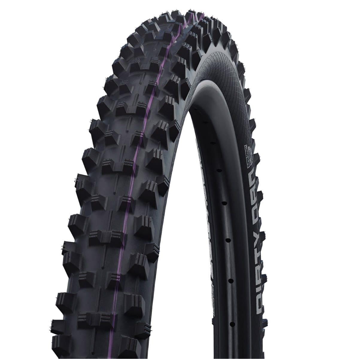 Pneu SCHWALBE DIRTY DAN 27.5x2.35 ADDIX ULTRASOFT SUPERGRAVITY Tubeless Ready Souple Noir