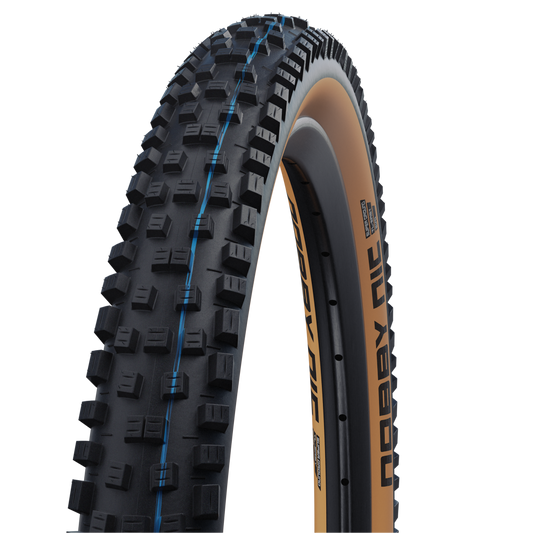 Pneu SCHWALBE NOBBY NIC 27.5x2.40 ADDIX SPEEDGRIP SUPERGROUND Tubeless Ready Souple Noir/Marron