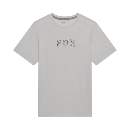 T-Shirt FOX SLOWBURN DRI-RELEASE Manches Courtes Gris Clair