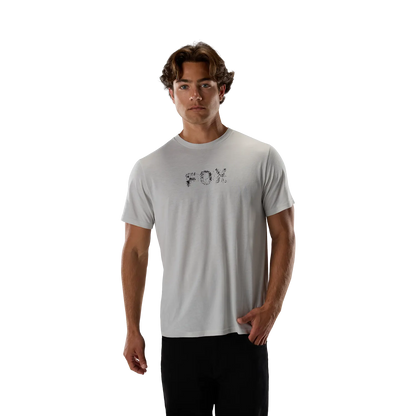 T-Shirt FOX SLOWBURN DRI-RELEASE Manches Courtes Gris Clair