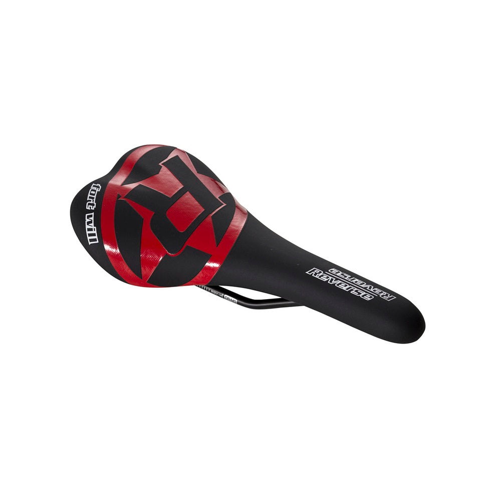 Selle REVERSE COMPONENTS FORT WILL STYLE Rails CrMo Noir/Rouge