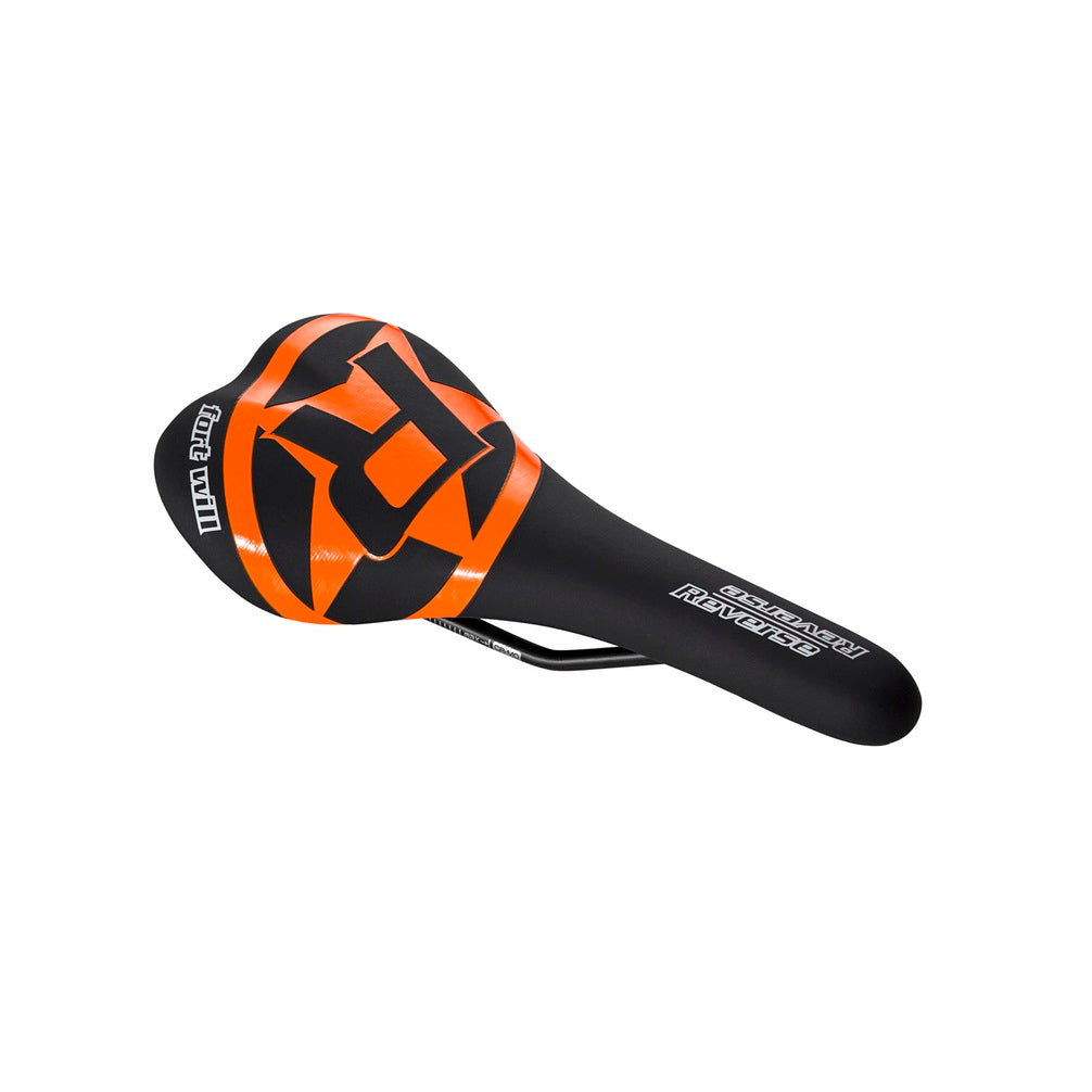 Selle REVERSE COMPONENTS FORT WILL STYLE Rails CrMo Noir/Orange