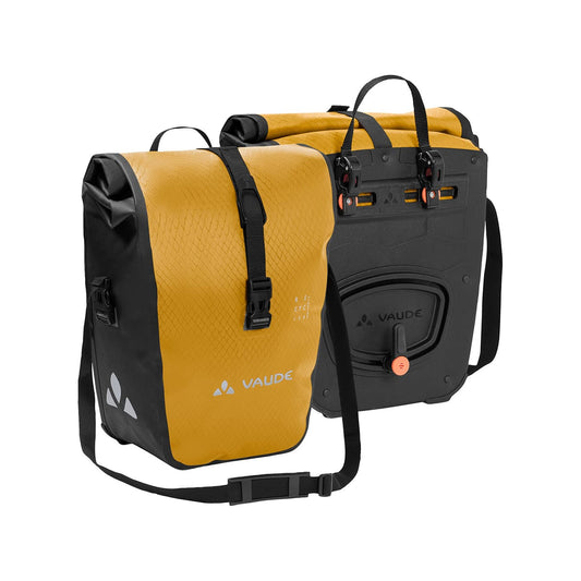 Paire de Sacoches de Porte-Bagages VAUDE AQUA FRONT 28 L Jaune Moutarde