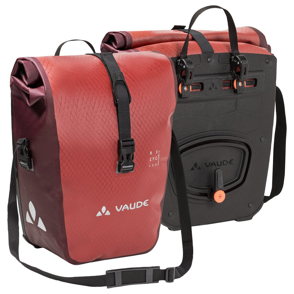 Paire de Sacoches de Porte-Bagages VAUDE AQUA FRONT 28 L Rouge