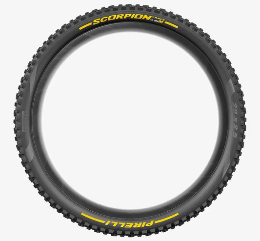 Pneu PIRELLI SCORPION RACE ENDURO M 29x2.5 Tubeless Ready Souple Noir/Jaune 4191200