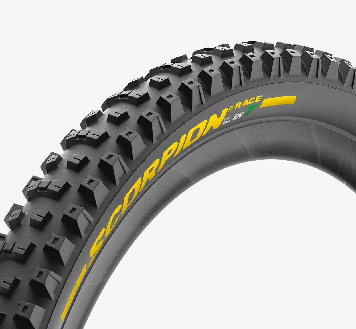 Pneu PIRELLI SCORPION RACE ENDURO T 27.5x2.5 Tubeless Ready Souple Noir/Jaune 4191300