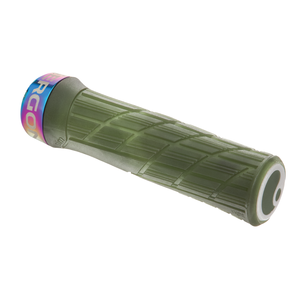 Grips ERGON GE1 EVO Factory Slim Vert Frozen Moss colliers Oil Slick