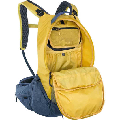Sac à Dos avec Dorsale EVOC TRAIL PRO 16L Jaune/Bleu