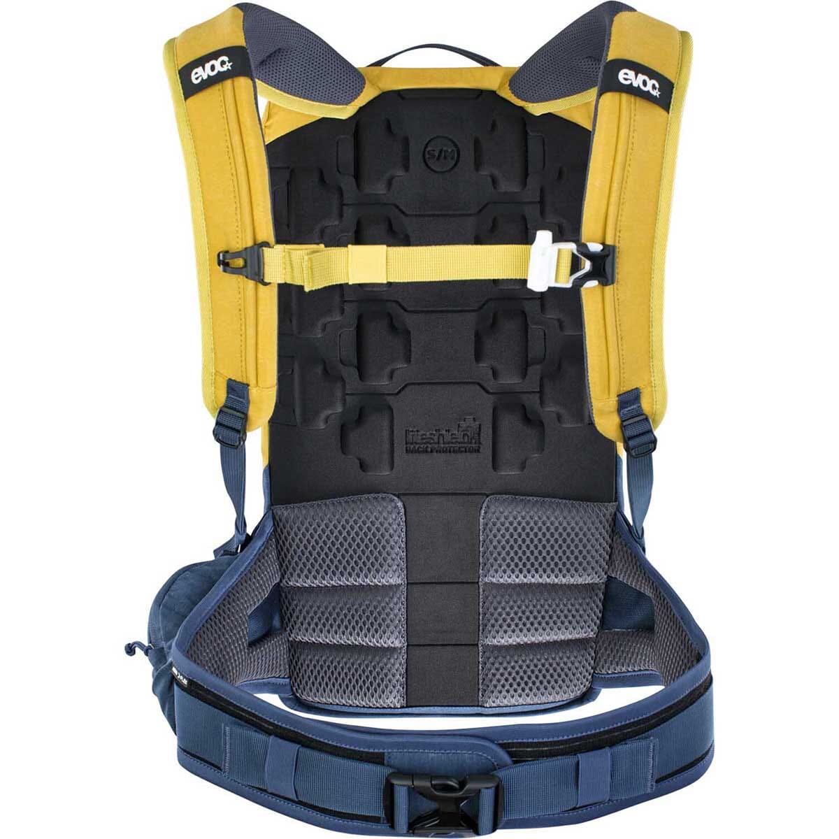 Sac à Dos avec Dorsale EVOC TRAIL PRO 10L Jaune/Bleu