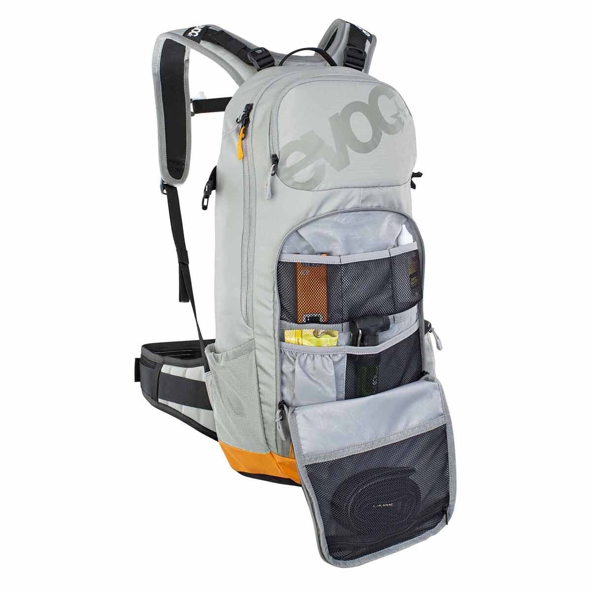 Sac à Dos avec Dorsale EVOC FR ENDURO E-RIDE 16L Gris/Orange