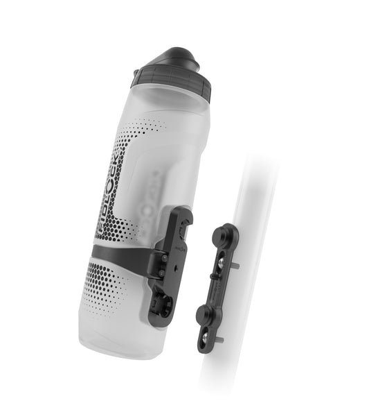 Kit Bidon et Porte-Bidon FIDLOCK TWIST BIKE BASE 800 ml Transparent