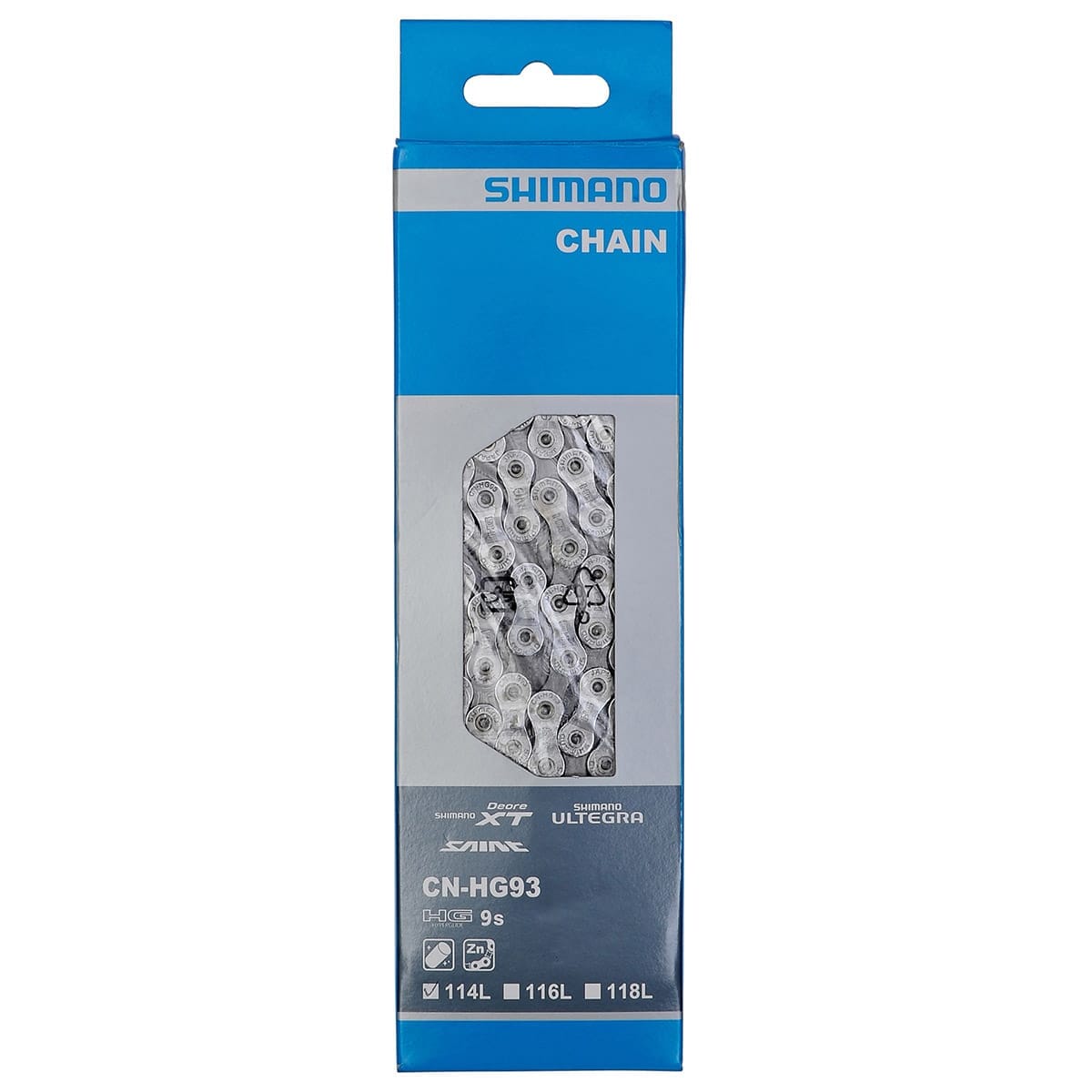 Shimano, CN-E6090-10, Chaîne, Vitesses: 10, 5.88mm, Mailles: 138 Shimano, CN-E6090-10, Chaîne, Vitesses: 10, 5.88mm, Mailles: 138
