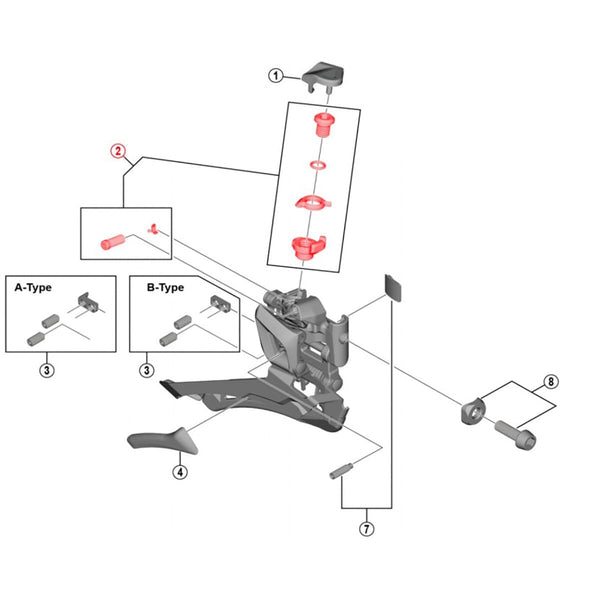 Tension Cable Notice DÃ©railleur Avant Ultegra R8000 Kit De