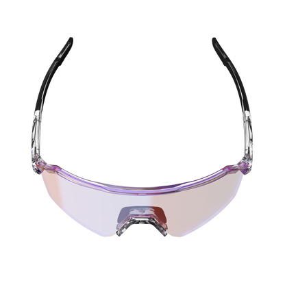 Lunettes LEATT RIDEVIZ LITE LARGE Transparent Verre Iriz Crystal Fuschia