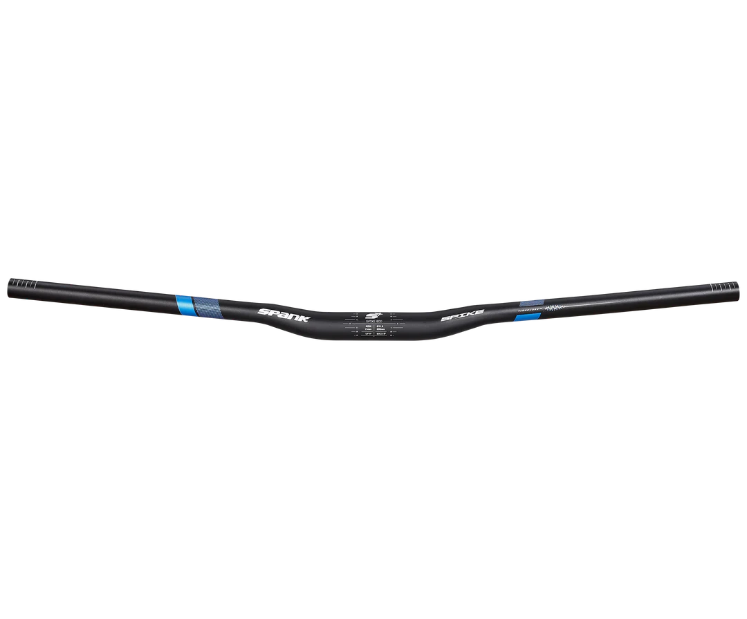 Cintre SPANK SPIKE 800 VIBROCORE Rise 15mm 31.8/800mm Noir / Bleu