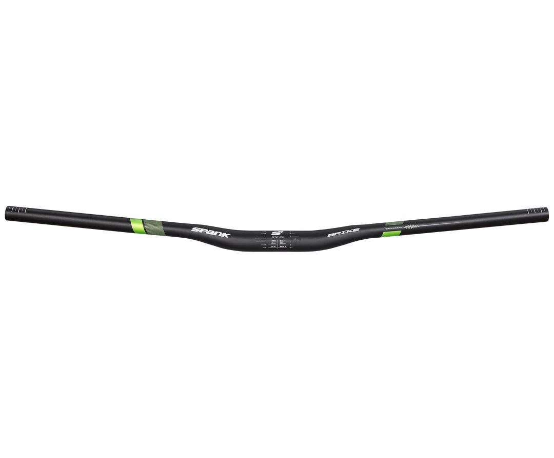 Cintre SPANK SPIKE 800 VIBROCORE Rise 15mm 31.8/800mm Noir / Vert