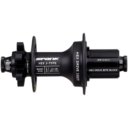 Moyeu Arrière SPANK HEX DRIVE 102T 12x148 mm Boost
