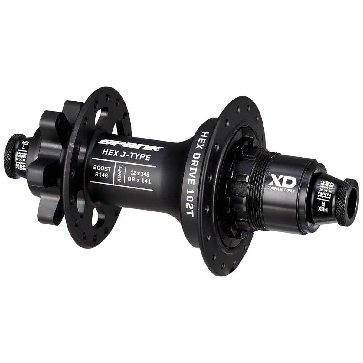 Moyeu Arrière SPANK HEX DRIVE 102T 12x148 mm Boost