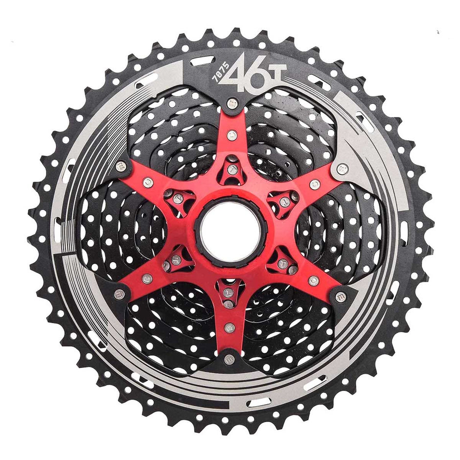 Cassette 11 vitesses VTT marque Sunrace csms8 couleur noir - 11-46 Cassette 11 vitesses VTT marque Sunrace csms8 couleur noir - 11-46