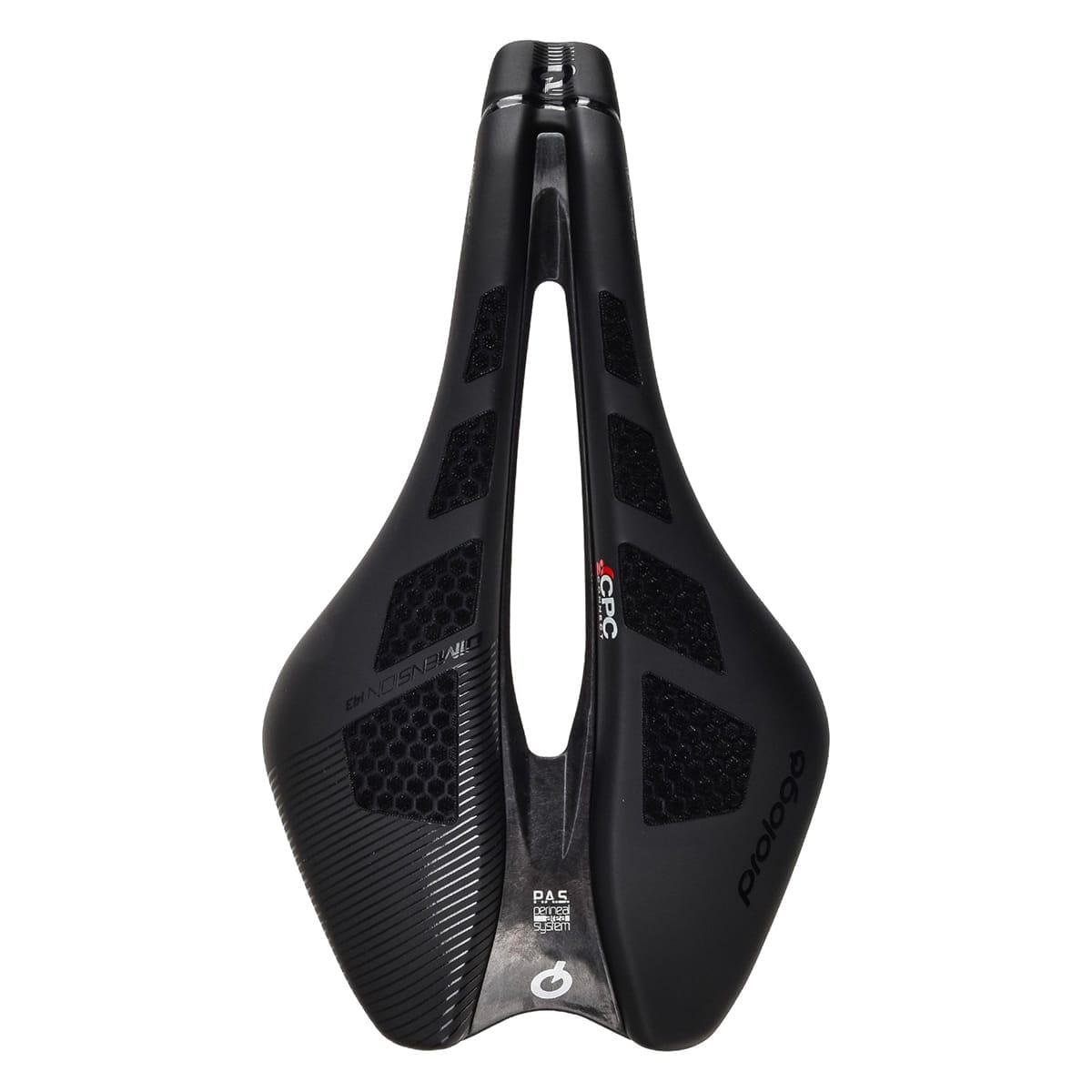 Selle PROLOGO DIMENSION CPC Rails Carbone largeur 143mm Noir