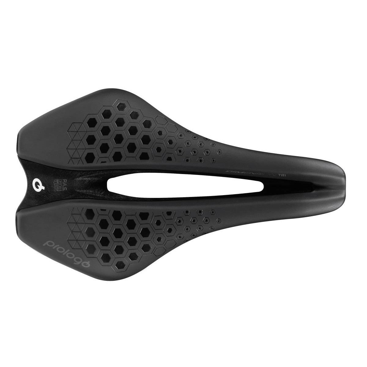 Selle PROLOGO DIMENSION TRI Largeur 143mm Rails Nack Carbone Noir