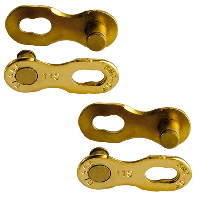 Attaches Rapides KMC 11R Ti-N Gold pour Chaînes KMC 11V (x2)