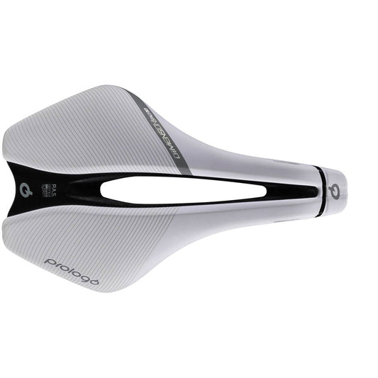 Selle PROLOGO DIMENSION SPACE Rails TiroX Blanc