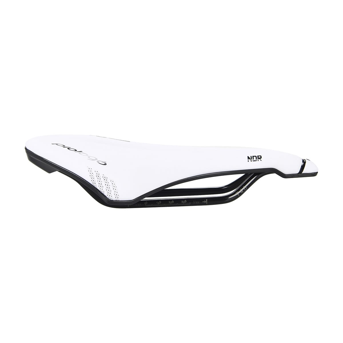 Selle PROLOGO DIMENSION NDR Rails Carbone largeur 143mm Blanc