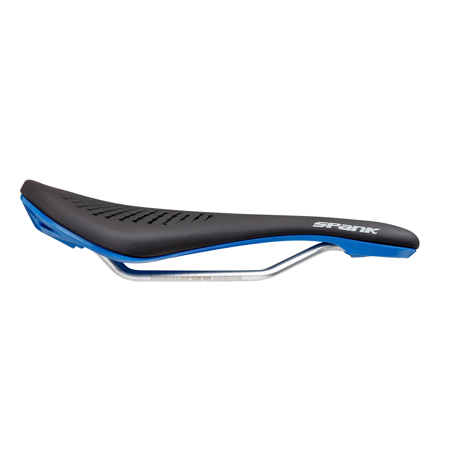 Selle SPANK OOZY 220 144mm Rails CrN/Ti Bleu