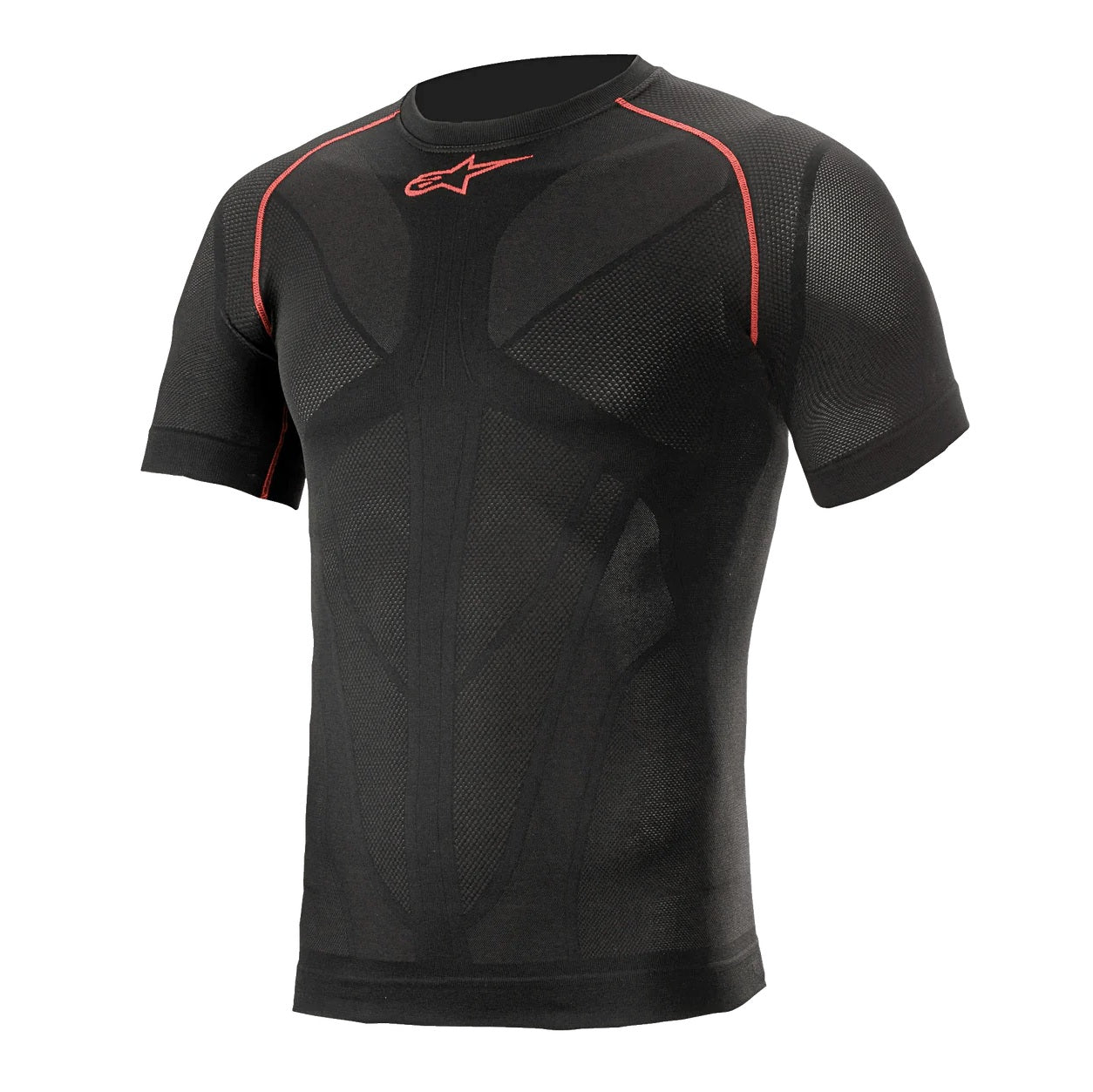 Sous-Vêtement ALPINESTARS RIDE TECH V2 SUMMER Manches Courtes Noir/Rouge